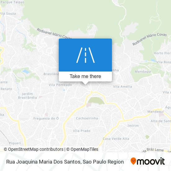 Mapa Rua Joaquina Maria Dos Santos