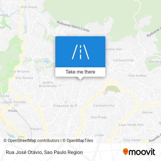 Rua José Otávio map