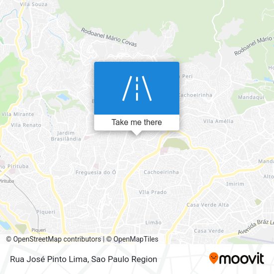 Rua José Pinto Lima map
