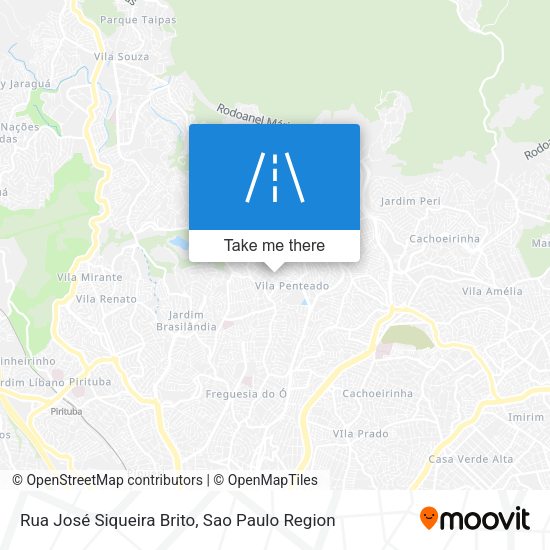Rua José Siqueira Brito map