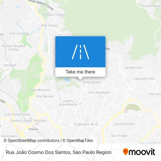Rua João Cosmo Dos Santos map