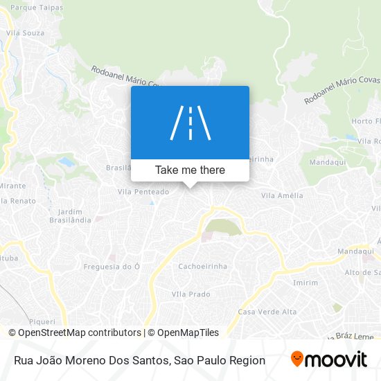 Rua João Moreno Dos Santos map