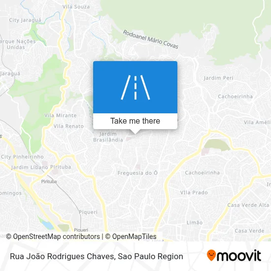 Rua João Rodrigues Chaves map