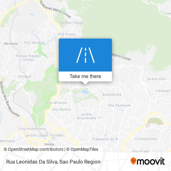 Rua Leonidas Da Silva map