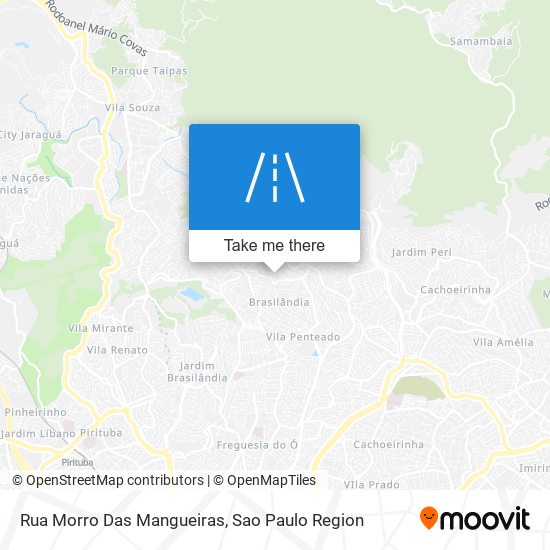 Mapa Rua Morro Das Mangueiras