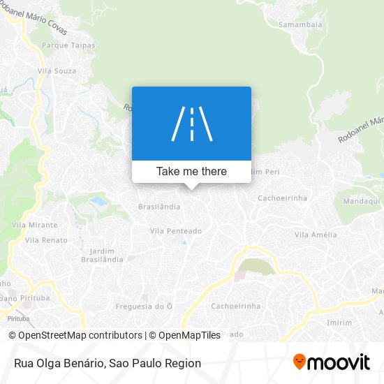 Rua Olga Benário map