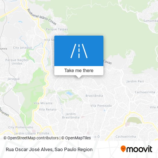 Mapa Rua Oscar José Alves