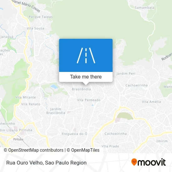 Rua Ouro Velho map