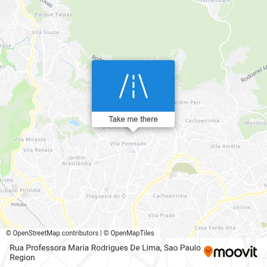 Rua Professora Maria Rodrigues De Lima map