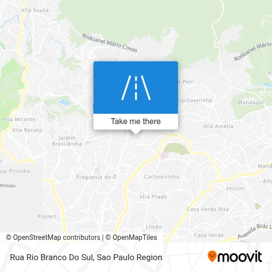 Rua Rio Branco Do Sul map