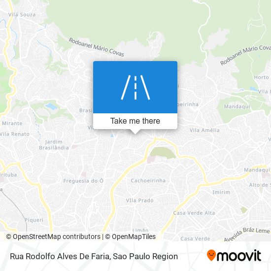 Mapa Rua Rodolfo Alves De Faria