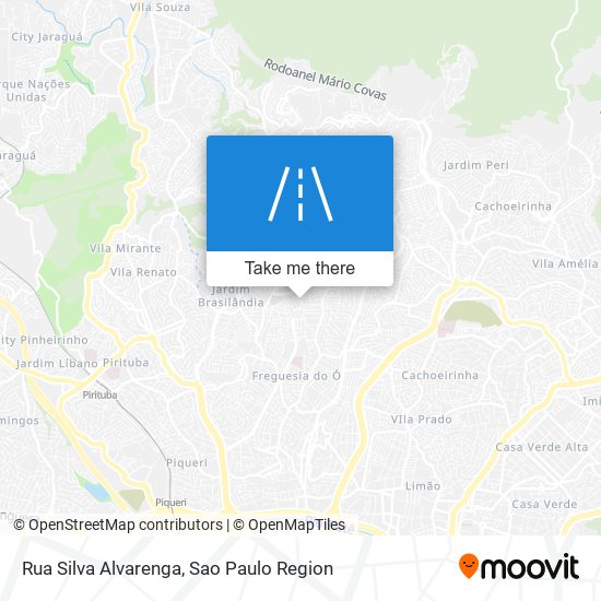 Rua Silva Alvarenga map