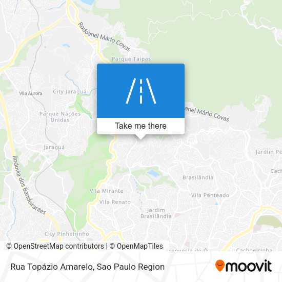 Rua Topázio Amarelo map