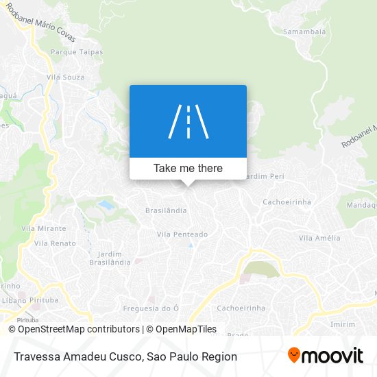 Travessa Amadeu Cusco map