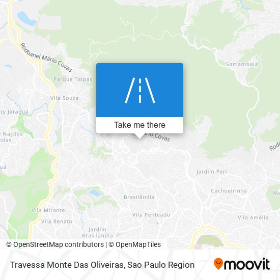 Travessa Monte Das Oliveiras map