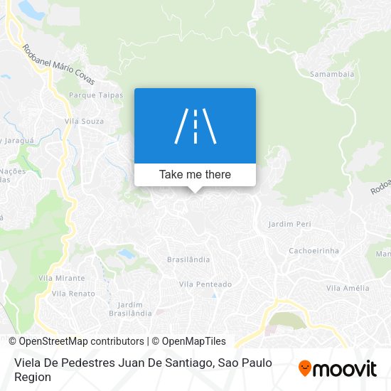 Viela De Pedestres Juan De Santiago map