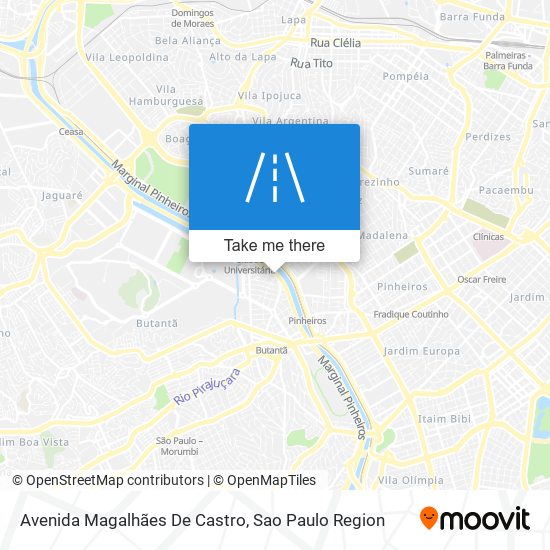 Avenida Magalhães De Castro map