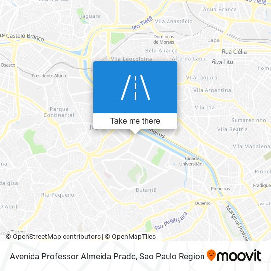 Avenida Professor Almeida Prado map