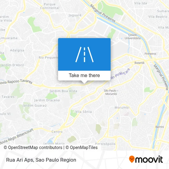 Rua Ari Aps map