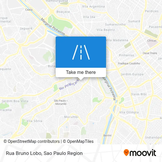 Rua Bruno Lobo map