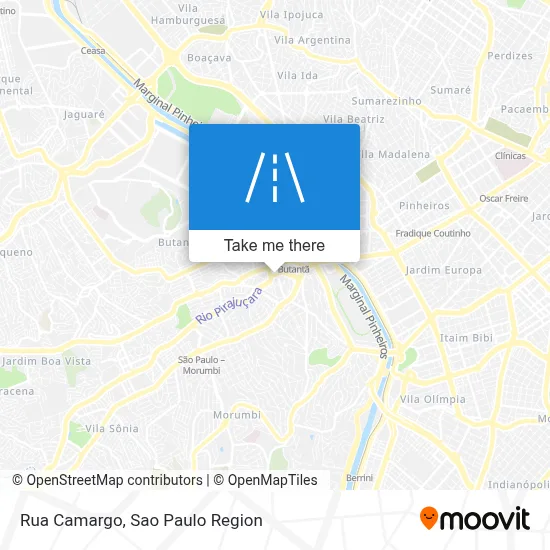 Rua Camargo map