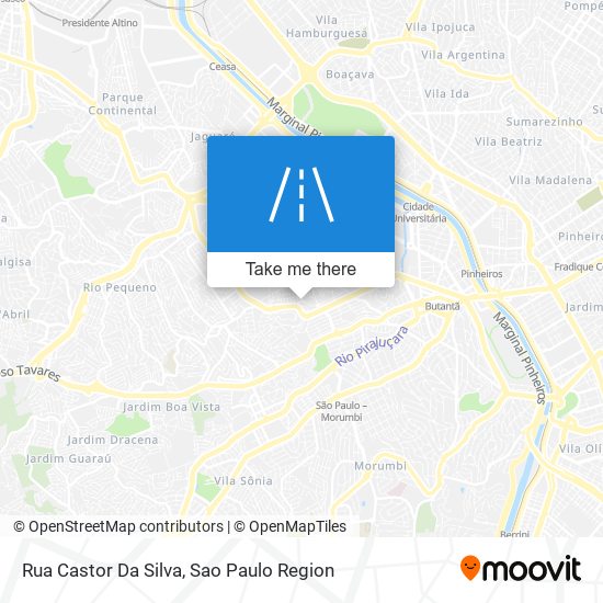 Rua Castor Da Silva map