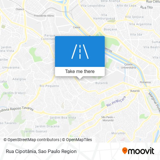 Rua Cipotânia map