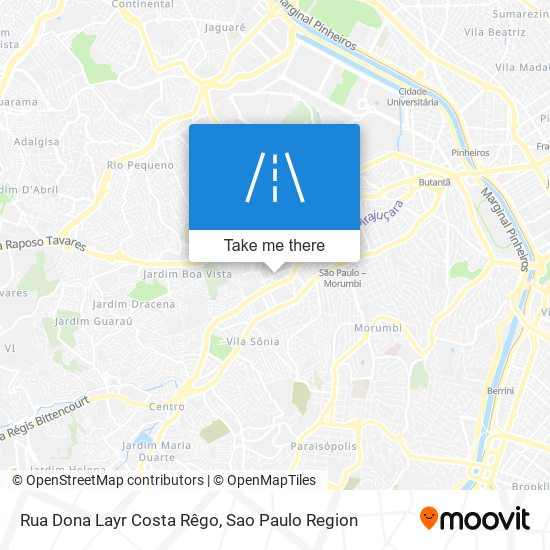 Rua Dona Layr Costa Rêgo map