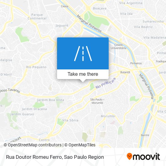 Rua Doutor Romeu Ferro map