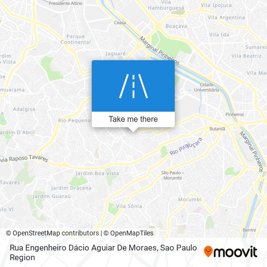 Mapa Rua Engenheiro Dácio Aguiar De Moraes