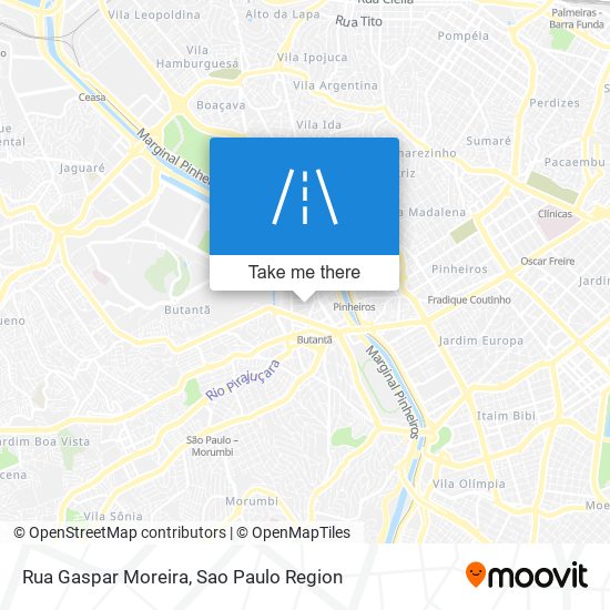 Rua Gaspar Moreira map