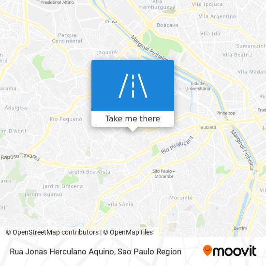 Mapa Rua Jonas Herculano Aquino