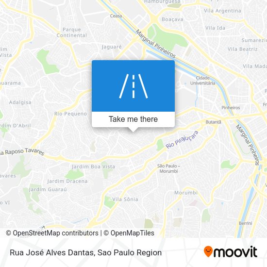 Rua José Alves Dantas map