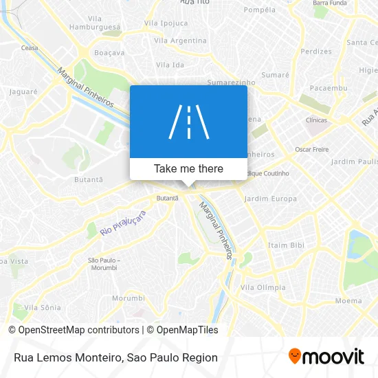 Rua Lemos Monteiro map