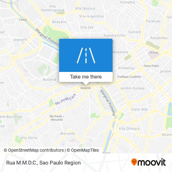 Rua M.M.D.C. map