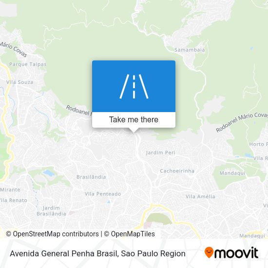 Avenida General Penha Brasil map