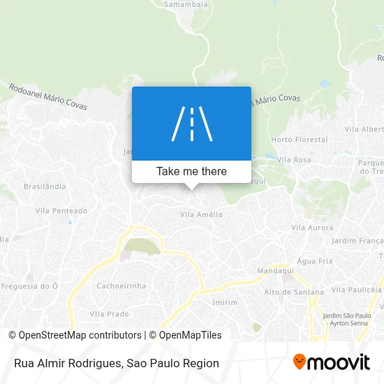 Rua Almir Rodrigues map