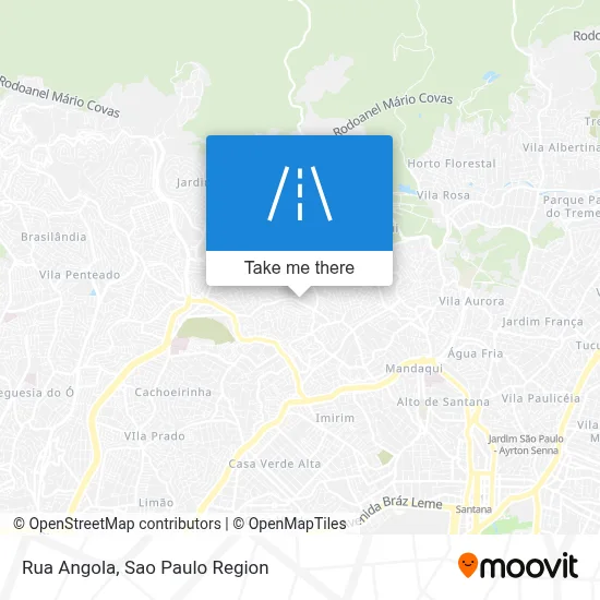 Rua Angola map