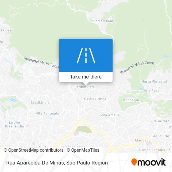 Rua Aparecida De Minas map