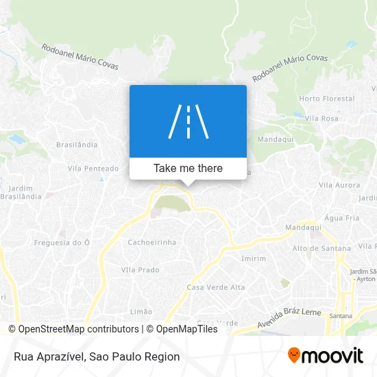 Rua Aprazível map