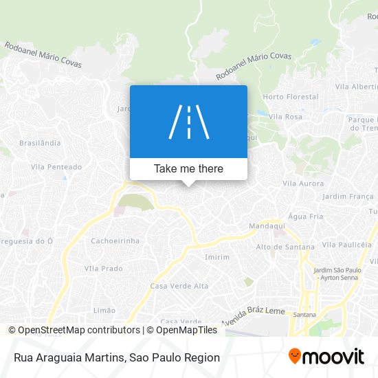 Rua Araguaia Martins map