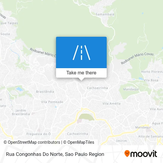 Rua Congonhas Do Norte map