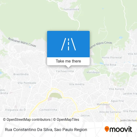 Rua Constantino Da Silva map
