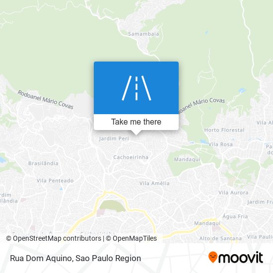 Rua Dom Aquino map