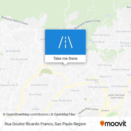 Rua Doutor Ricardo Franco map