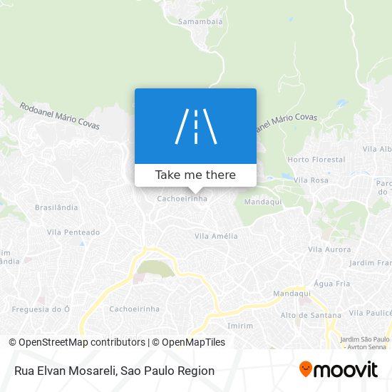 Rua Elvan Mosareli map