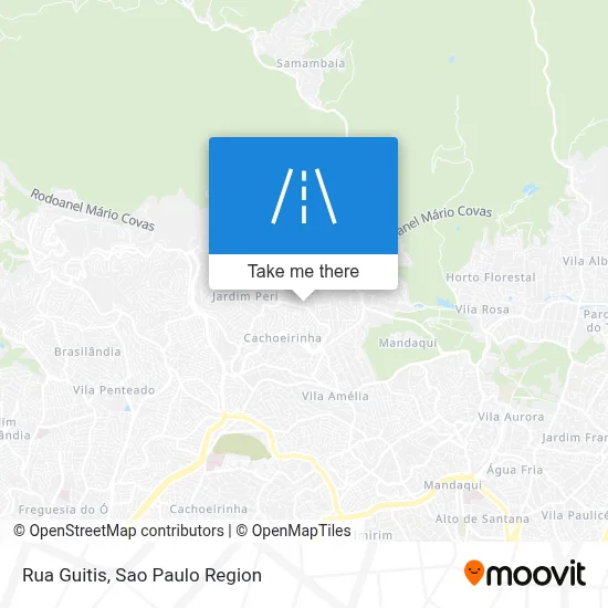 Rua Guitis map