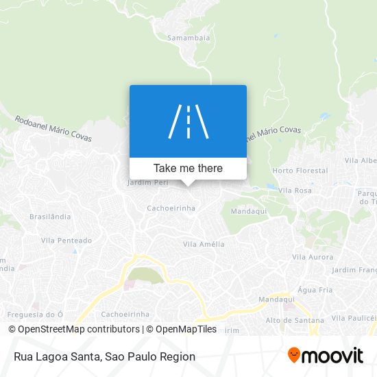 Rua Lagoa Santa map