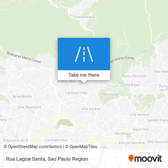Rua Lagoa Santa map