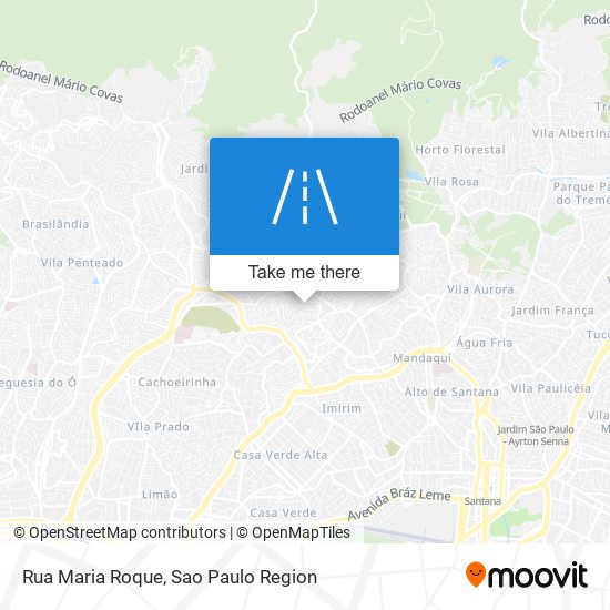 Mapa Rua Maria Roque